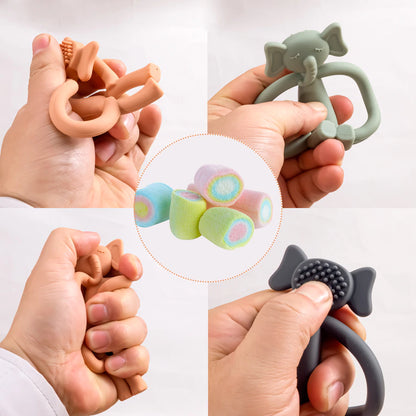 SnuggleBugBaby Silicon Nursing Teether Toys